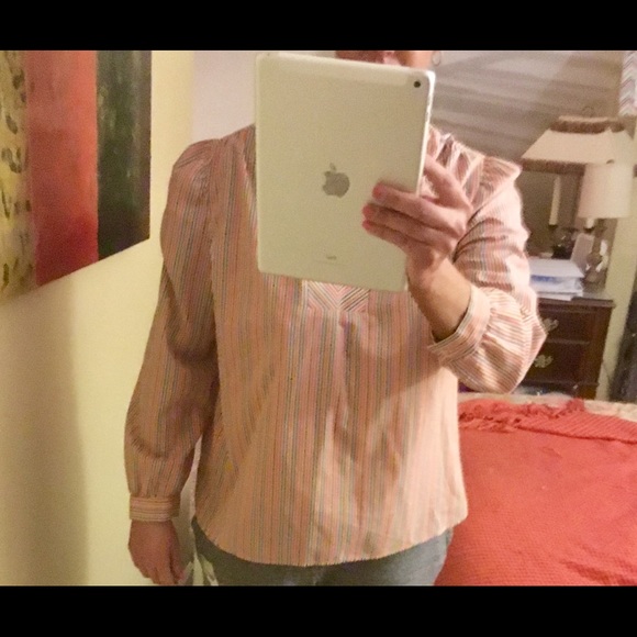 Great Cond”LUCKY ME” Vintage-Inspired Blouse 10/12 - Picture 5 of 8